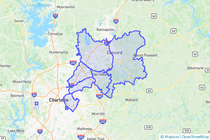 Service Area Map