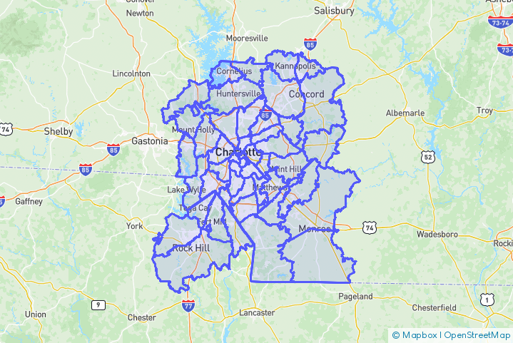 Service Area Map