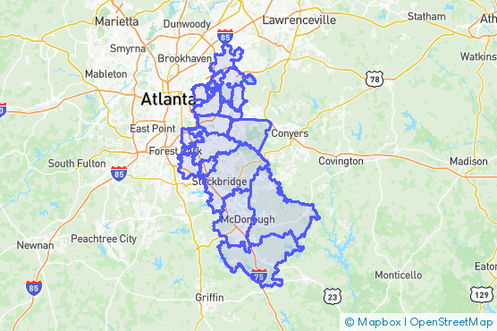 Service Area Map