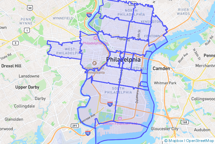 Service Area Map