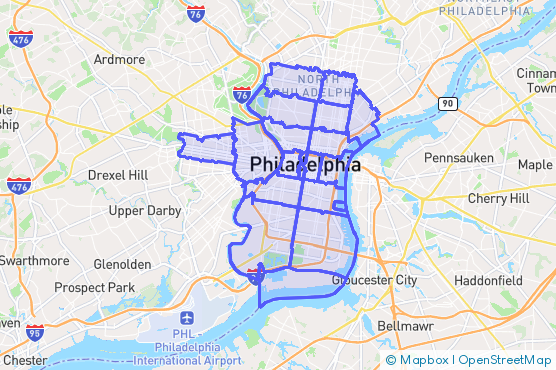 Service Area Map