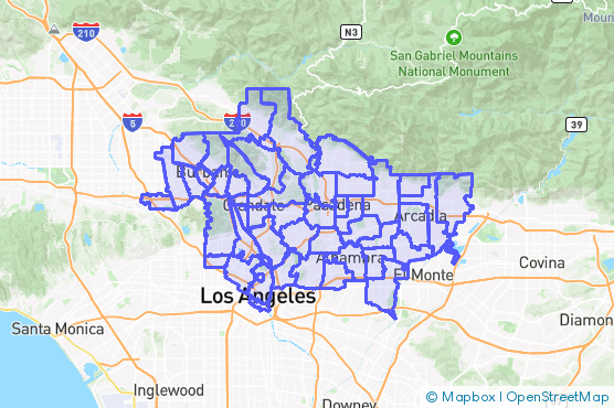 Service Area Map