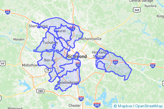 Service Area Map