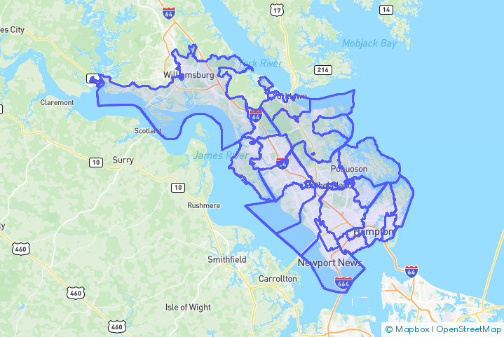 Service Area Map