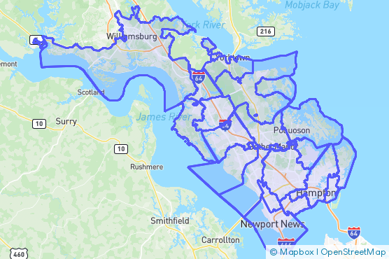 Service Area Map