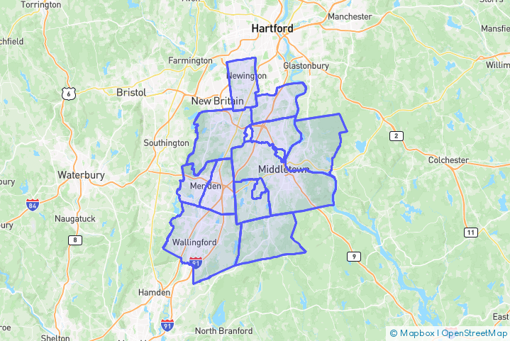 Service Area Map