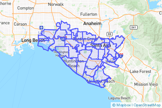 Service Area Map