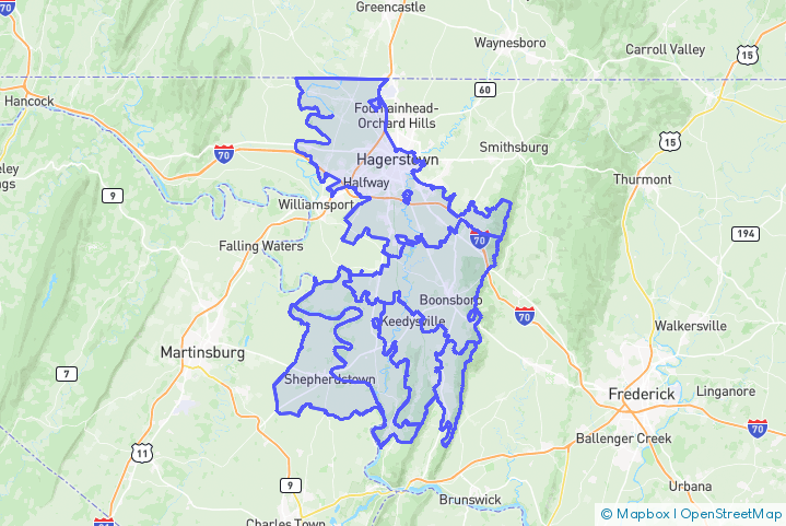 Service Area Map