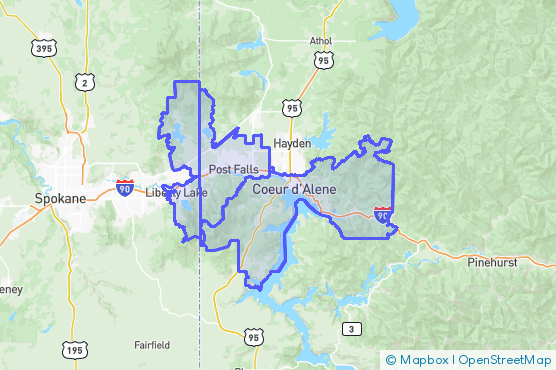 Service Area Map