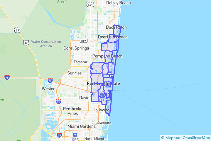 Service Area Map