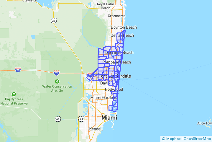 Service Area Map