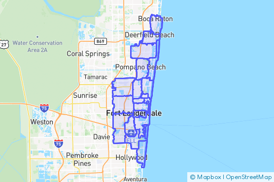 Service Area Map