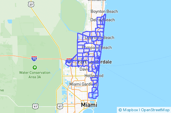 Service Area Map