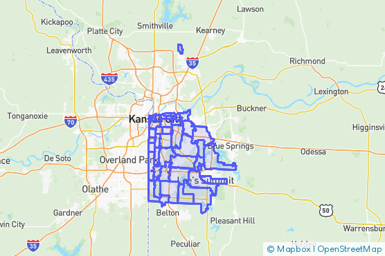 Service Area Map