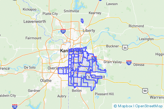 Service Area Map