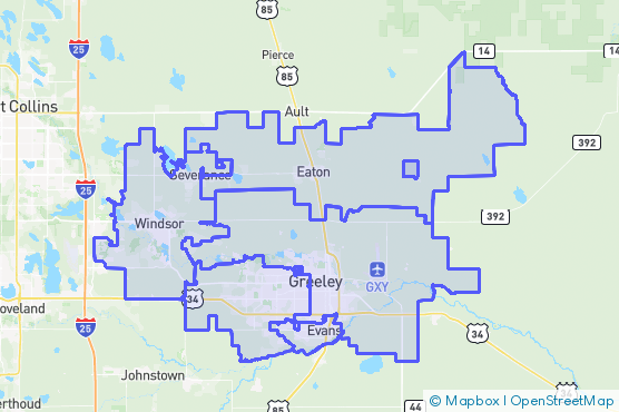 Service Area Map