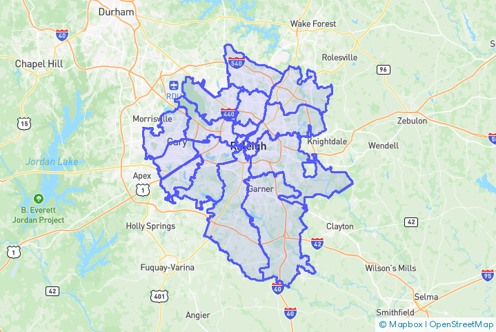 Service Area Map