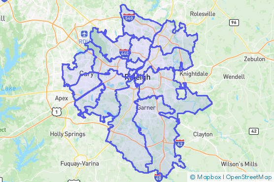 Service Area Map