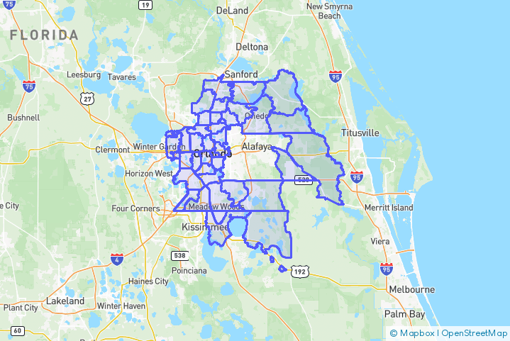 Service Area Map