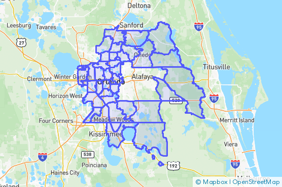 Service Area Map