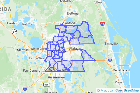 Service Area Map