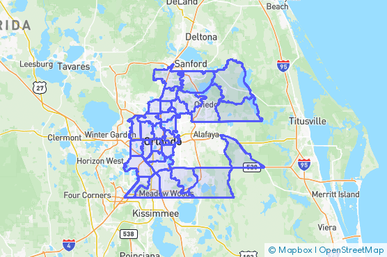 Service Area Map