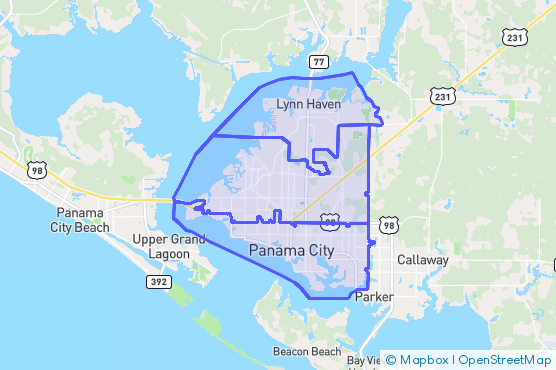 Service Area Map