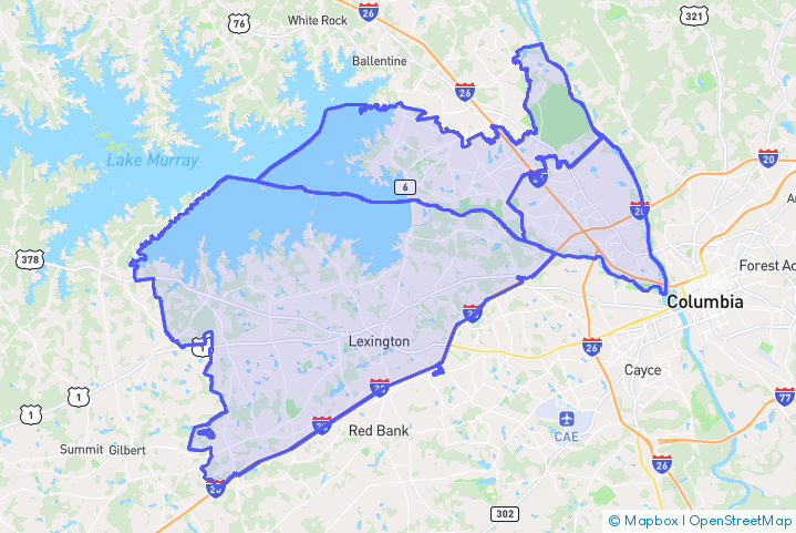 Service Area Map