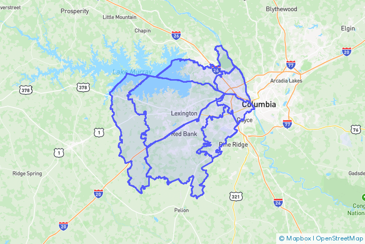 Service Area Map