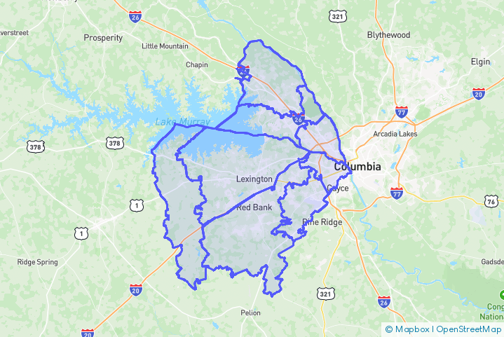 Service Area Map