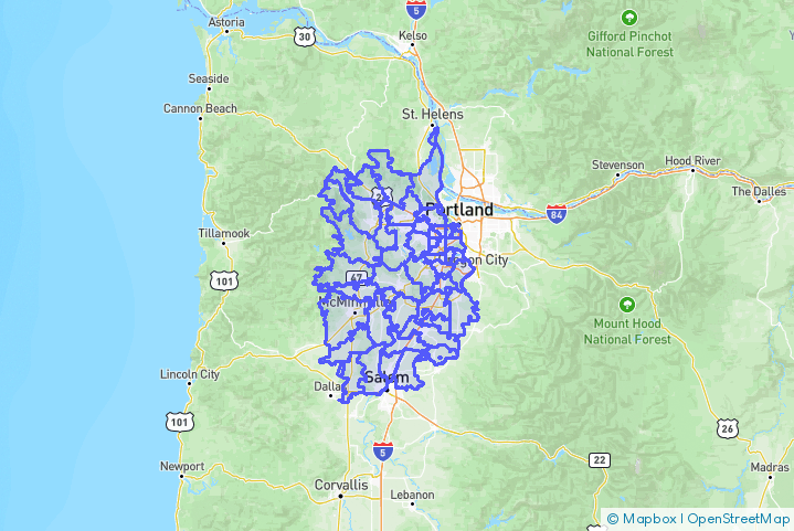 Service Area Map