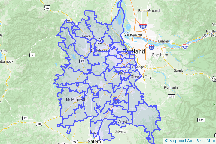 Service Area Map