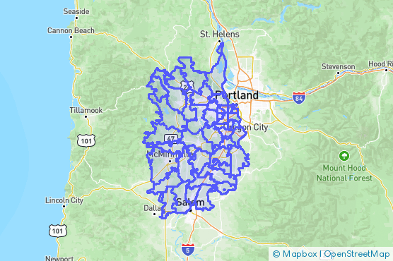 Service Area Map