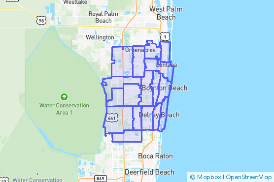 Service Area Map