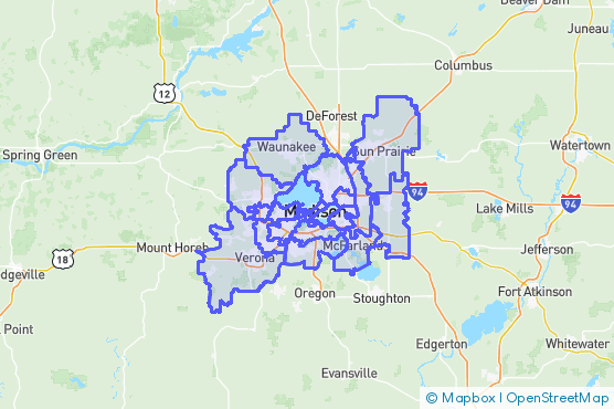 Service Area Map