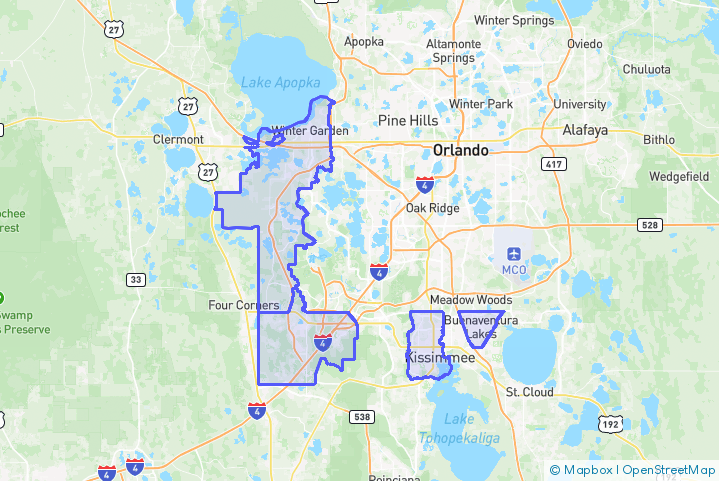 Service Area Map