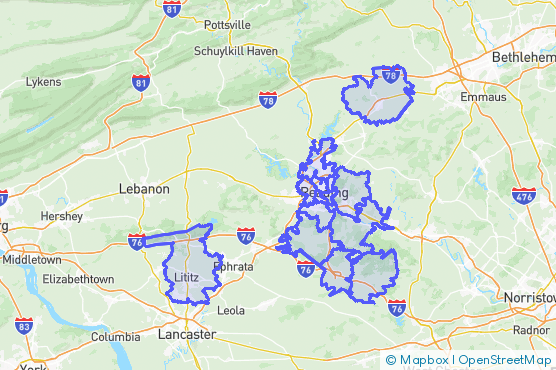 Service Area Map