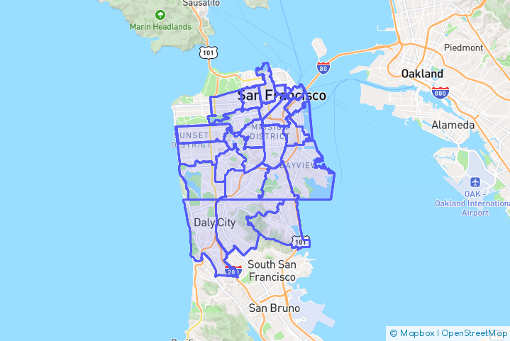 Service Area Map