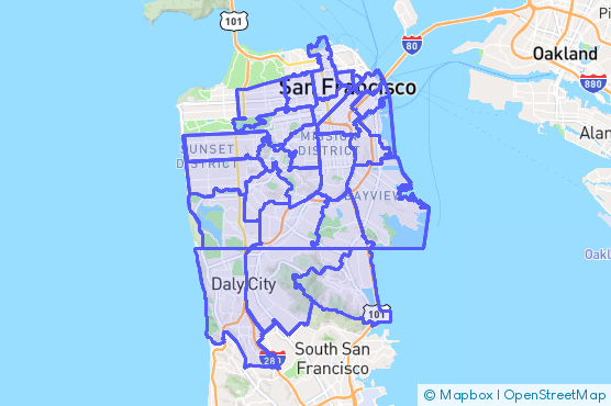 Service Area Map