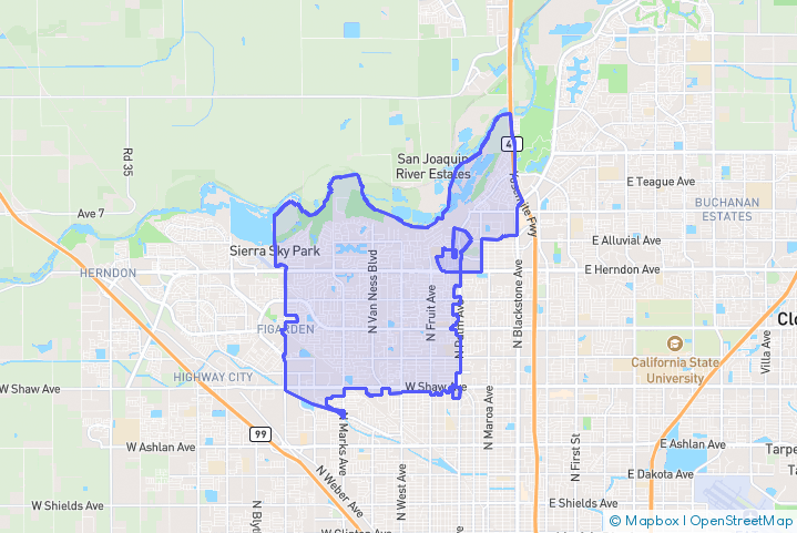 Service Area Map