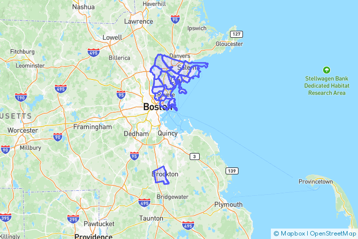 Service Area Map