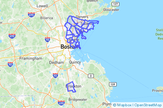 Service Area Map