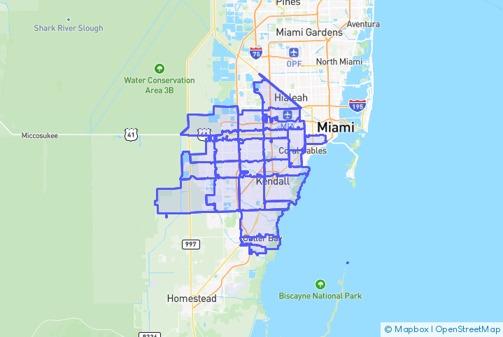 Service Area Map