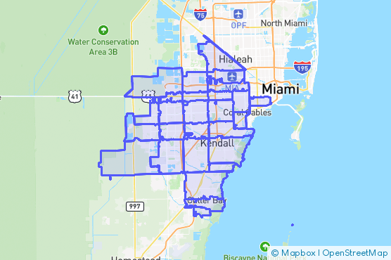 Service Area Map