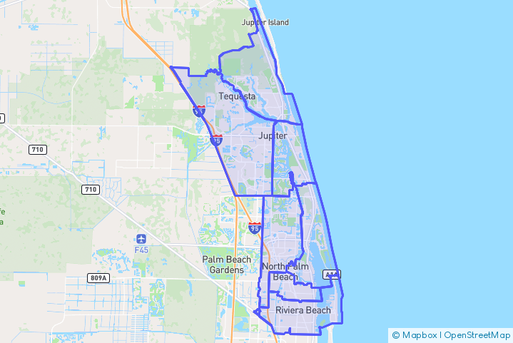 Service Area Map