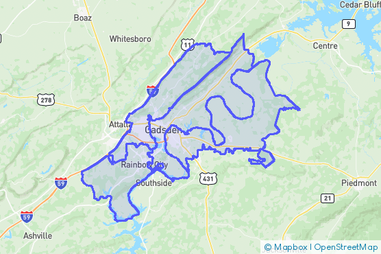 Service Area Map