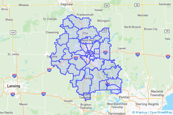 Service Area Map
