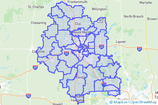 Service Area Map