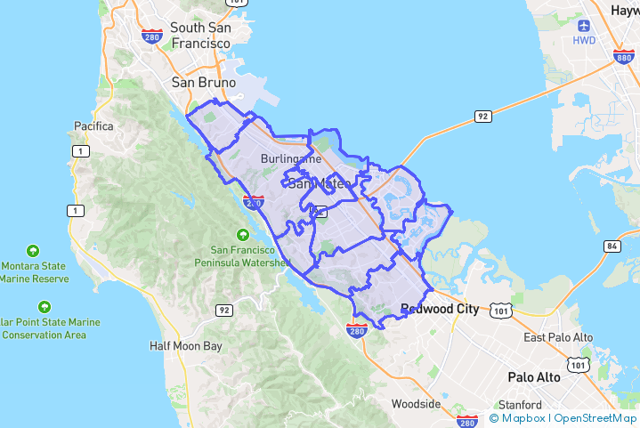 Service Area Map