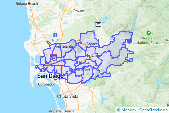 Service Area Map